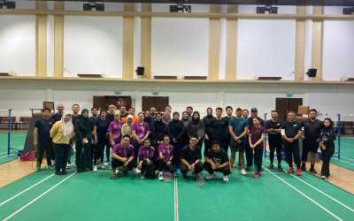 AGC Badminton Team defends winning streak